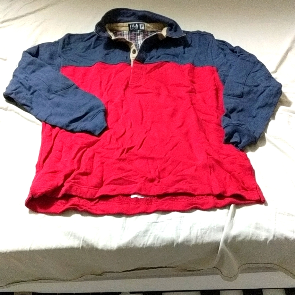 Fila Sport Rugby Polo Style Shirt Medium